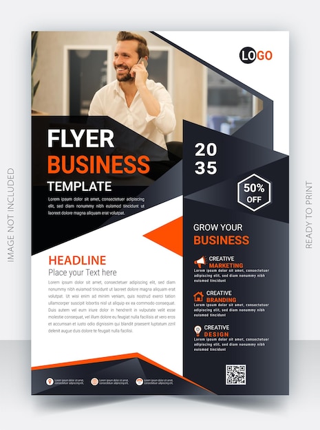 vector modern corporate business flyer stylish professional business flyer