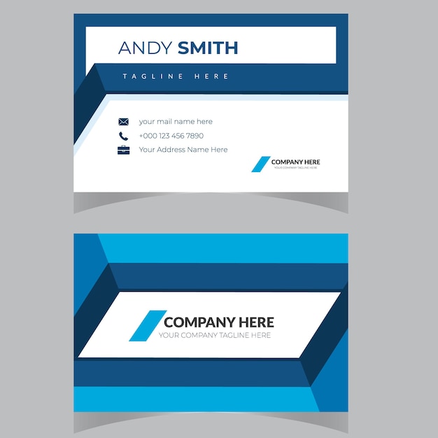 Vector Modern Creative and Clean Business Card Template visiting card business