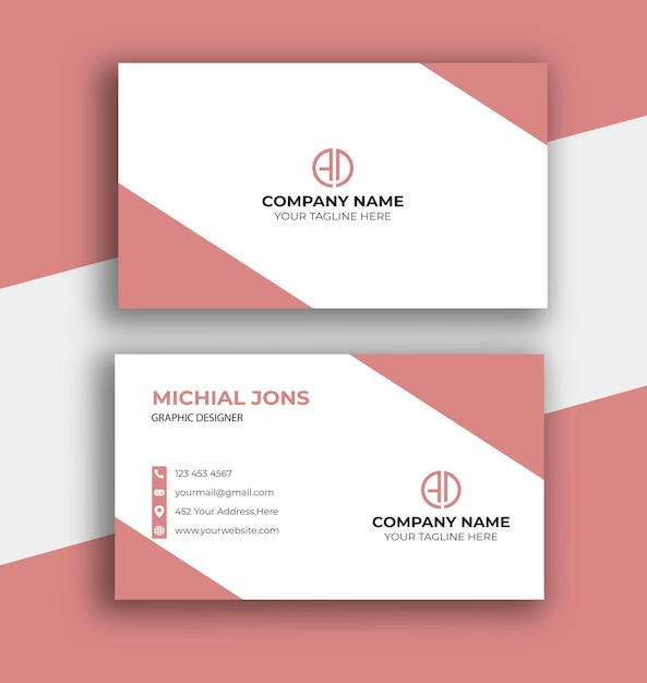 Vector Modern Creative and Clean Business Card Template
