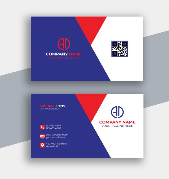 Vector Modern Creative and Clean Business Card Template