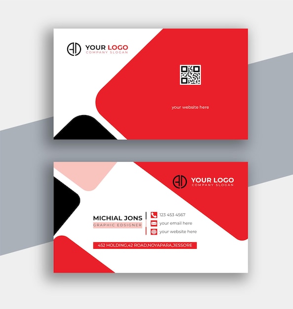 Vector vector modern creative and clean business card template