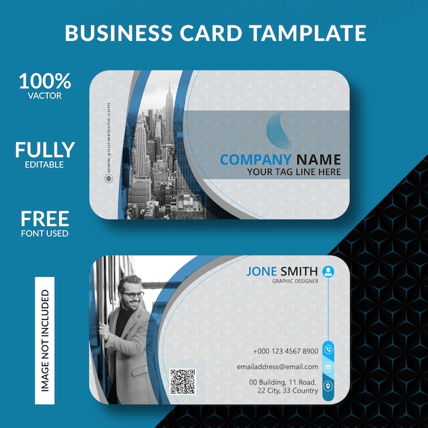 Vector vector modern creative and clean business card template