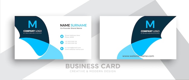 Vector Modern Creative and Clean Business Card Template