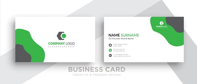 Vector Modern Creative and Clean Business Card Template