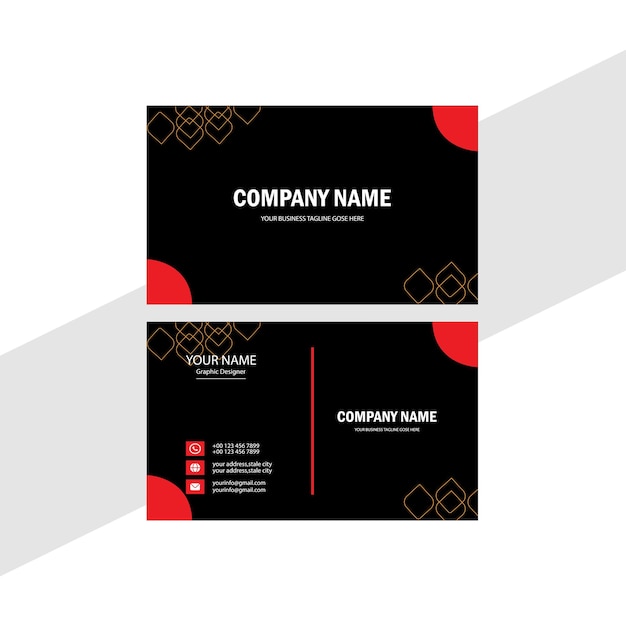 Vector Modern Creative and Clean Business Card Template