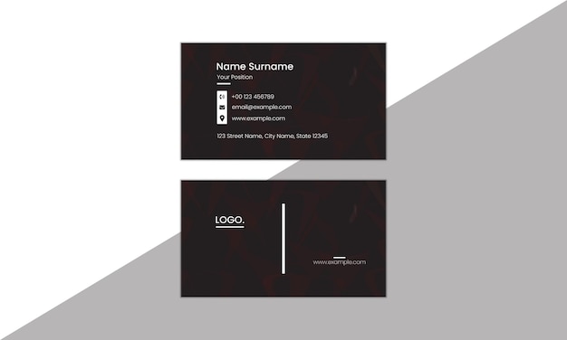 Vector Modern Creative and Clean Business Card Template