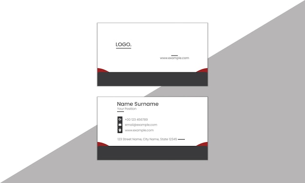 Vector Modern Creative and Clean Business Card Template