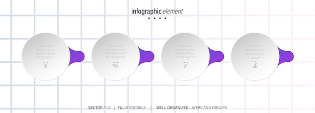 벡터 벡터 현대적인 디자인의 목차 인포그래픽 템플릿