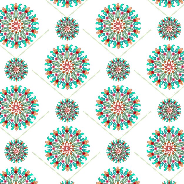 Vector vector modern flowers pattan design