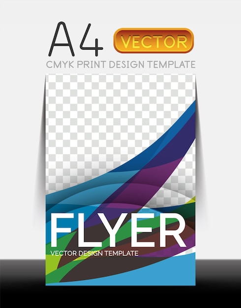 Vector vector modern flyer design