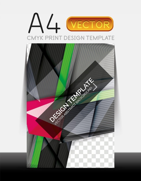 Vector vector modern flyer design