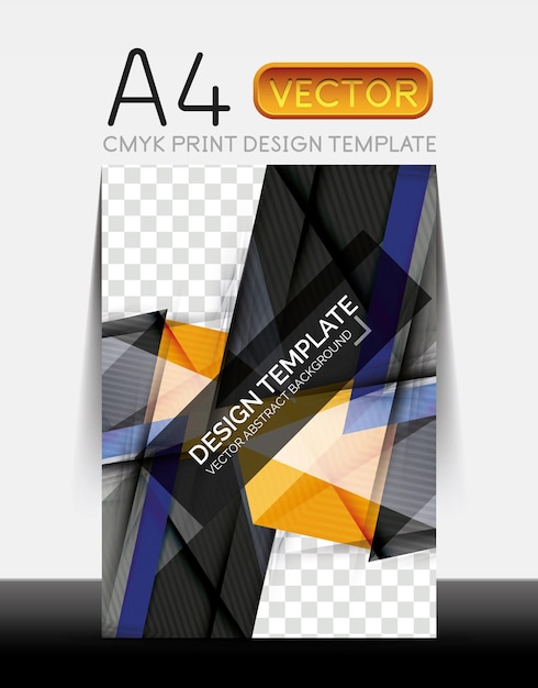 Vector vector modern flyer design