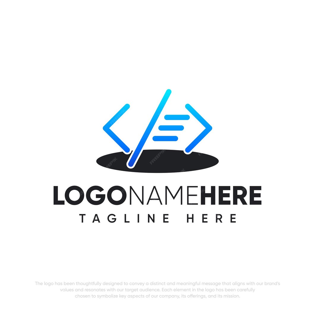 Premium Vector | Vector modern logos of code for coding and programming