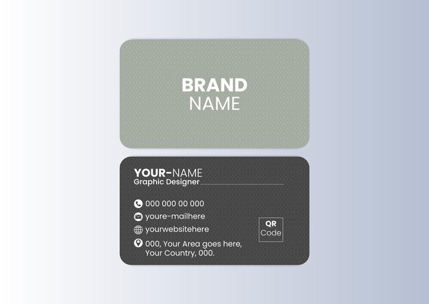 Vector vector modern luxury business card template