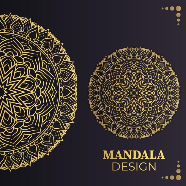 Vector modern mandala design