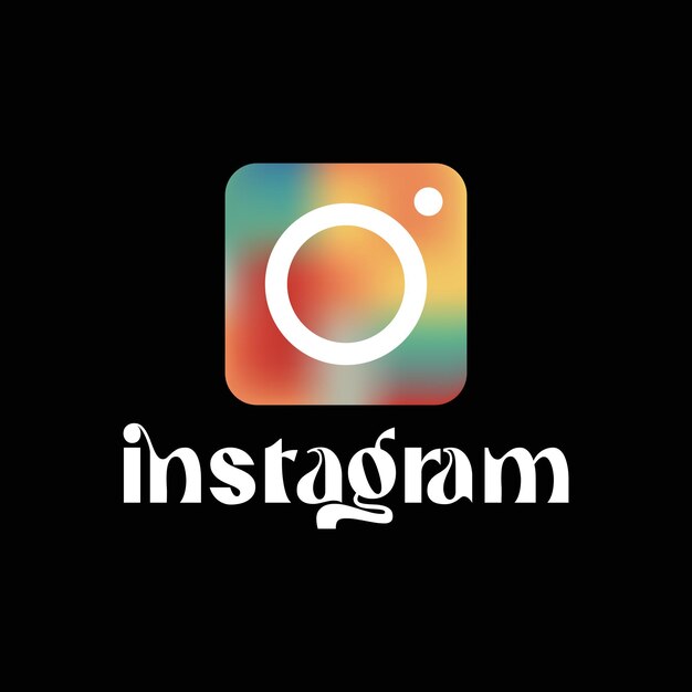 Вектор современный новый логотип Instagram икона социальных сетей