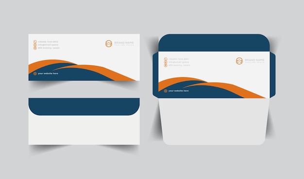 vector modern paper envelope templates design