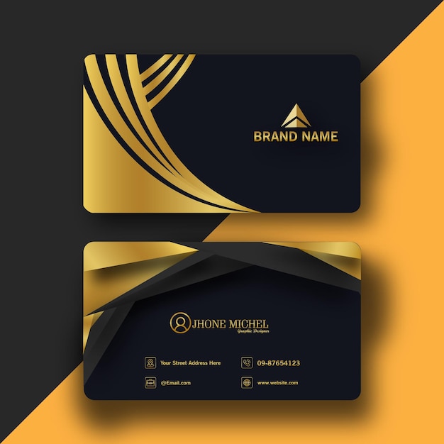 Vector modern professional business card