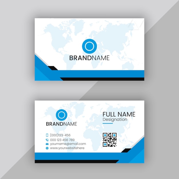 vector modern professional business card