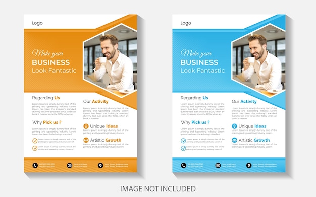 Vector Modern And professional Business Flyer Design Template