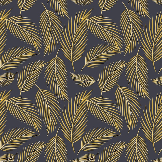 Vector modern seamless pattern. doodle flat images of feathers different size and shape. wrapping paper and background decoration.