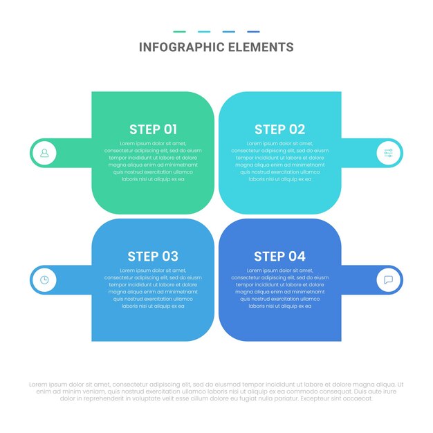 Vector vector modern shapes options infographic elements for business with icons template design