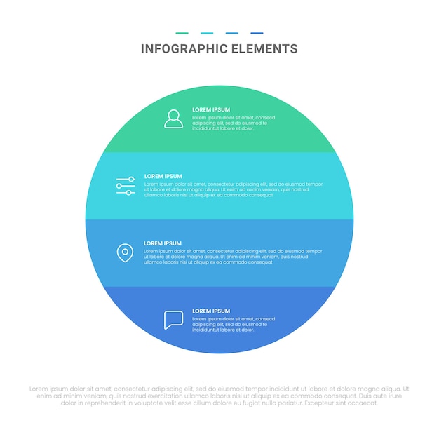 Vector vector modern shapes options infographic elements for business with icons template design