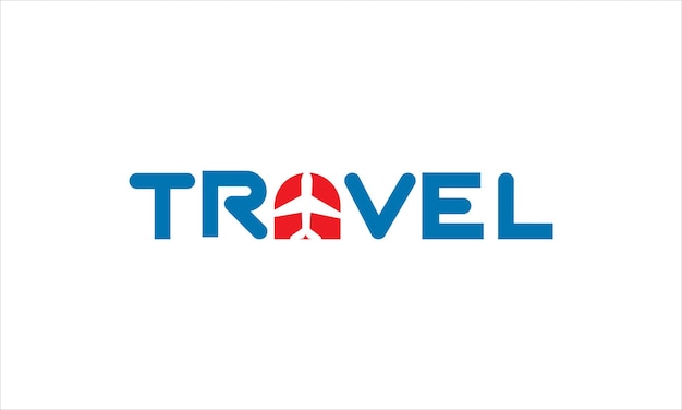 Vector vector modern and simple travel logo template