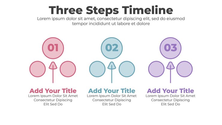 Vector vector modern timeline diagram and infographic template for business