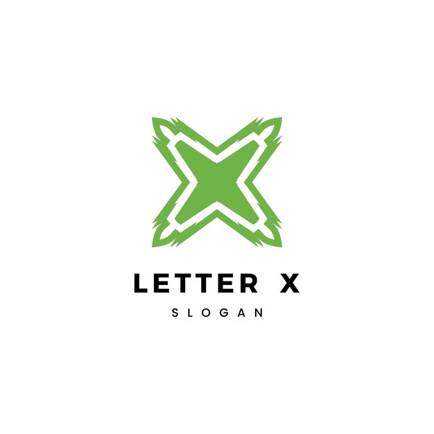 Vector vector moderne letter x logo ontwerp