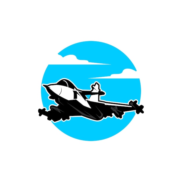 Vector vector moderne straaljager vliegtuigen illustratie