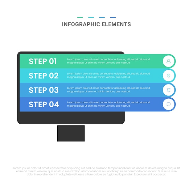 Vector moderne vormen opties infographic elementen voor zaken met pictogrammen sjabloonontwerp