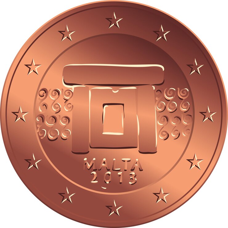 Vector 矢量貨幣 五歐元硬幣