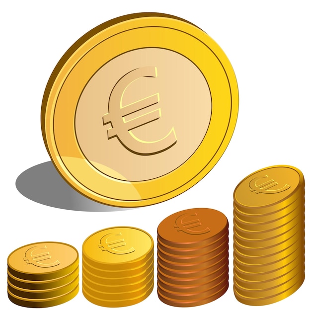 Vettore vettore denaro euro