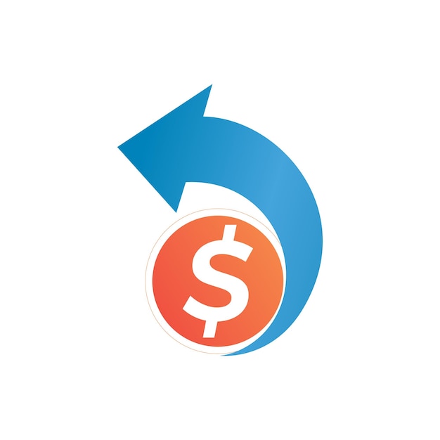 Vector vector money transfer logo