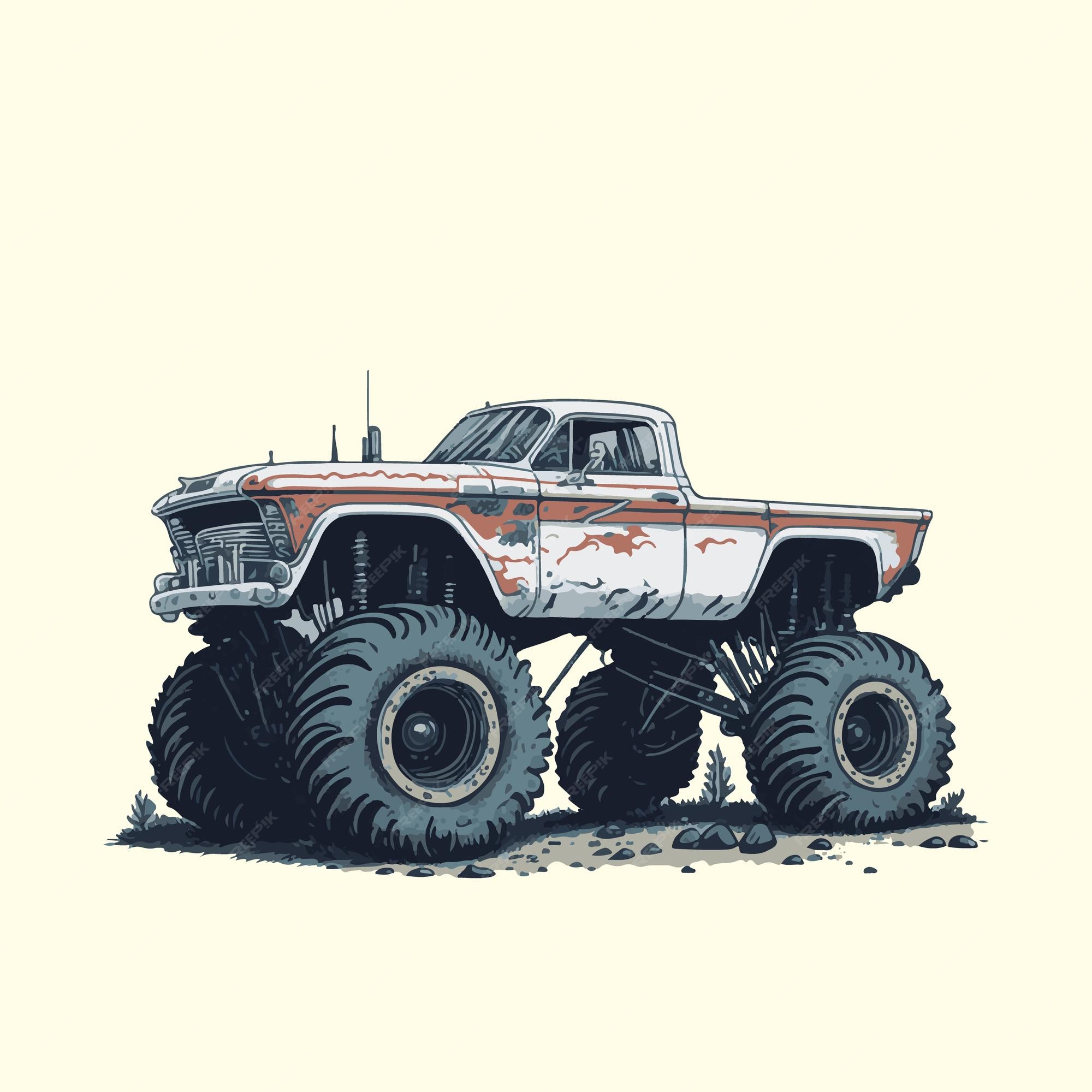 Monster Truck Cartoon Images - Free Download on Freepik