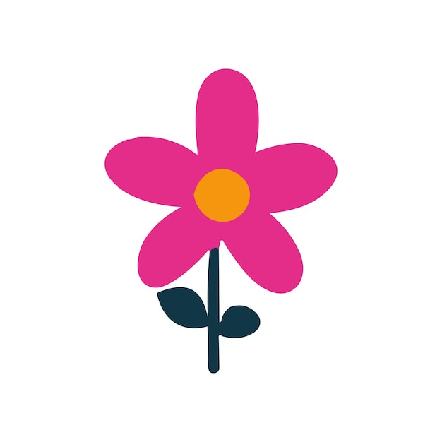 Vector mooie bloem icoon ontwerp