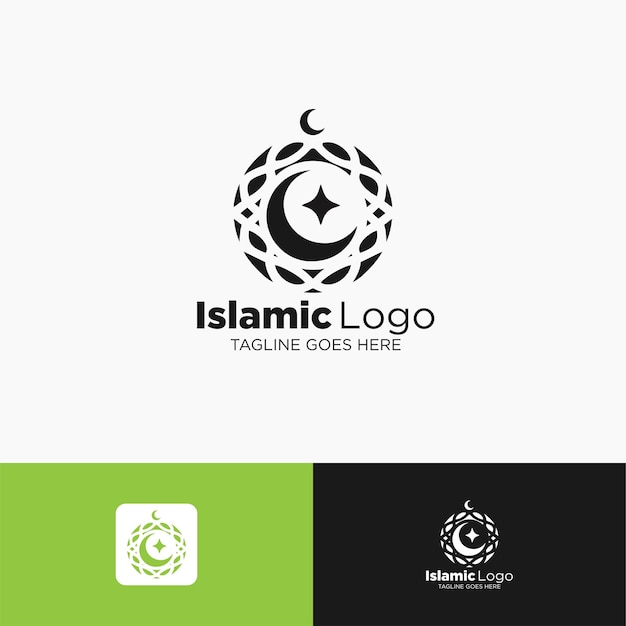 Vector vector mosque islamic logo template vector icon illustration design