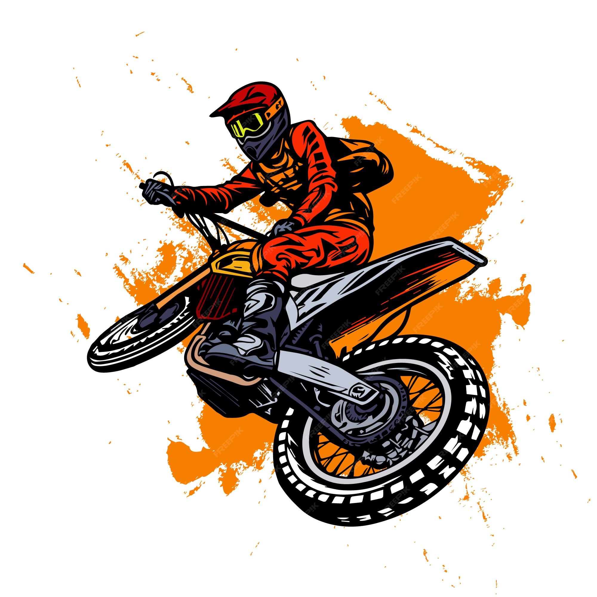 Green Moto Cross Illustration 16674141 Vector Art at Vecteezy