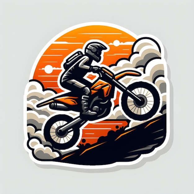 vector motor bike logo