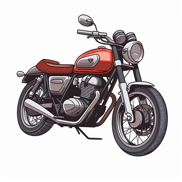 vector motorcycle illustration bike vehicle motor motorbike sport transport speed design