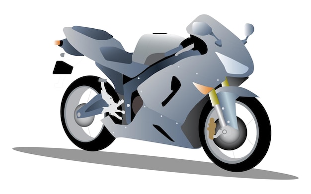 Vettore illustrazione della motocicletta vettoriale
