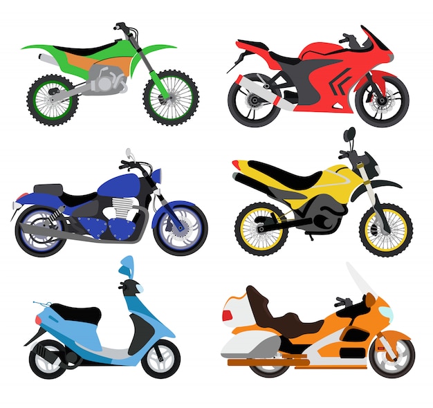 Illustrazione di motocicli di vettore