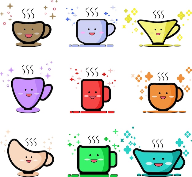 Vector vector mug icon