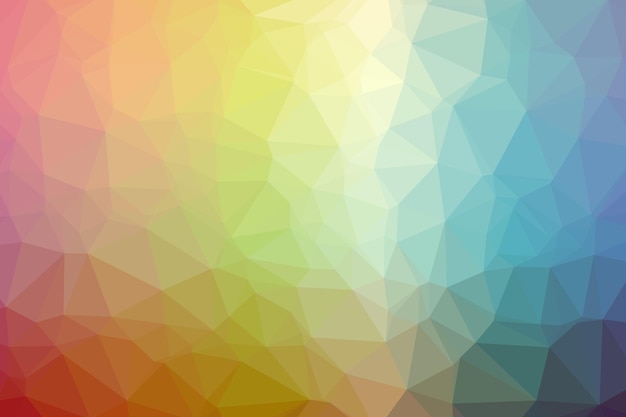 Vector multicolored abstract background of effect geometric triangles