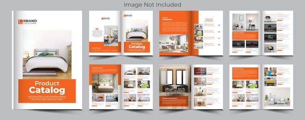 Vector vector multipurpose product catalog and catalogue design