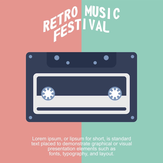 плакат музыкального фестиваля вектор