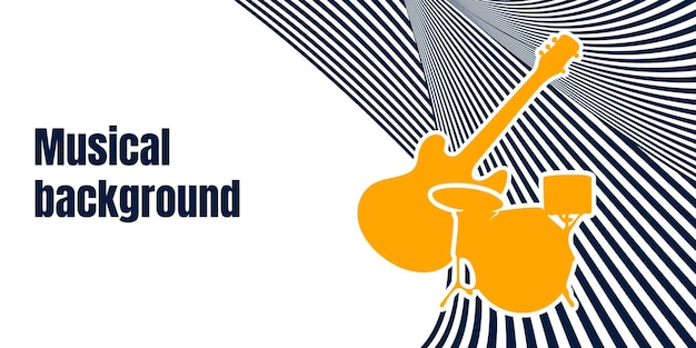 Vector muzikale achtergrond