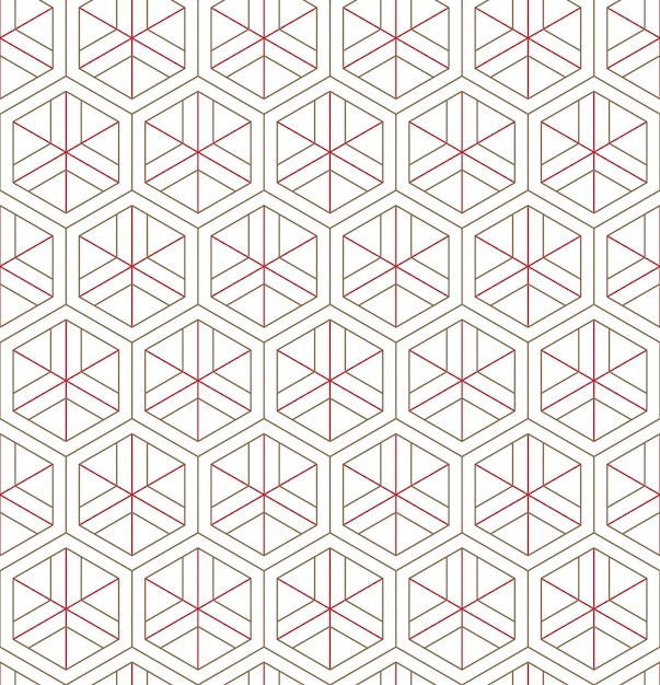 Vector naadloos geometrisch patroon Klassiek Chinees oud ornament aangepast aan moderne trends Volledig bewerkbare lineaire achtergrond met uitknipmasker kunt u de dikte van de lijnenkleursamenstelling wijzigen