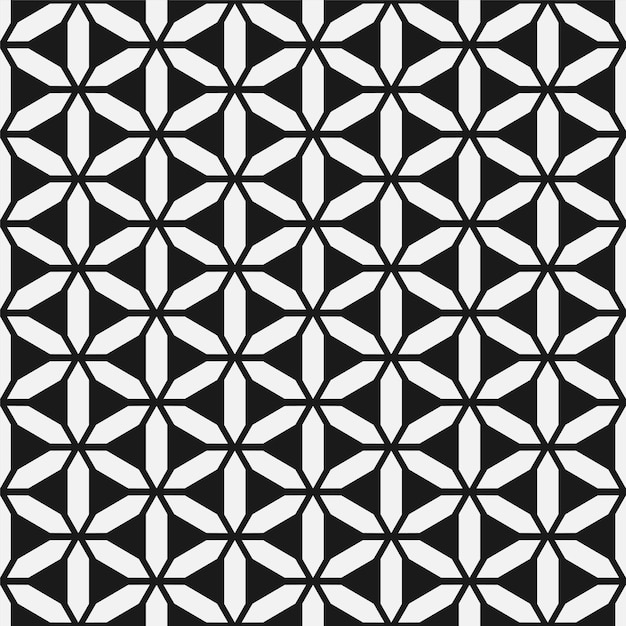 Vector naadloos geometrisch patroon Moderne ornamenttextuur Herhalende abstracte achtergrond